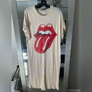 Daydreamer by Free People Rolling Stone T Shirt Dress